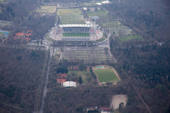 Karlsruhe, Wildparkstadion KSC im Ortsteil Oststadt im Bundesland Baden-Württemberg, Deutschland