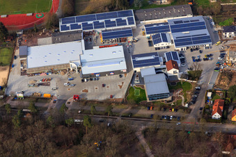 EDEKA Albrecht und Hagebau Kompakt - Gillet Baustoffe GmbH in Herxheim bei Landau im Bundesland Rheinland-Pfalz, Deutschland