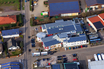 REHA med Gesundheitspark GmbH - Abteilung Orthopädie & Neurologie in Herxheim bei Landau im Bundesland Rheinland-Pfalz, Deutschland aus der Drohnenperspektive