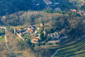 Schloss Kropsburg im Ortsteil SaintMartin in Sankt Martin im Bundesland Rheinland-Pfalz, Deutschland
