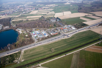 Autohof am Achernsee im Ortsteil Fautenbach im Bundesland Baden-Württemberg, Deutschland