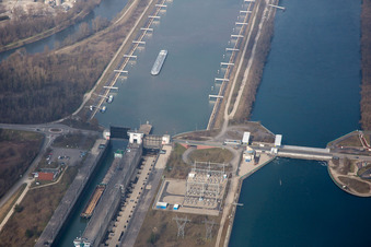 Gambsheim im Bundesland Bas-Rhin, Frankreich