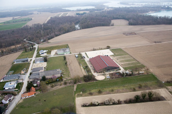 Luftbild von Stattmatten im Bundesland Bas-Rhin, Frankreich