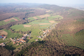 Lembach im Bundesland Bas-Rhin, Frankreich von oben
