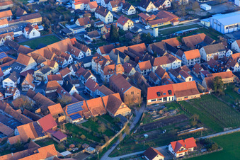 Protest. Kirche in Steinweiler im Bundesland Rheinland-Pfalz, Deutschland