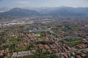 Marina di Massa(I-Toskana) im Bundesland Toscana, Italien aus der Luft