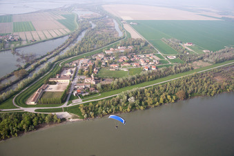 Ca' Tiepolo(I-Venetien), Italien vom Flugzeug aus
