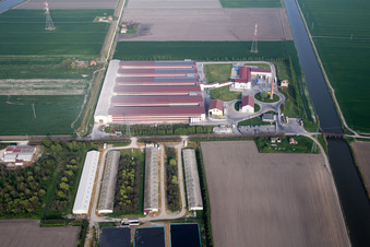 Codigoro(I-Emila-Romana) im Bundesland Ferrara, Italien aus der Luft