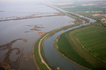 Luftbild von Sant'Alberto(Emilia-Romagna), Italien
