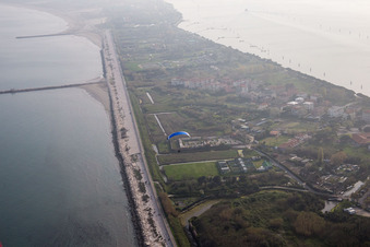 Malamocco(I-Venetien), Italien von oben gesehen