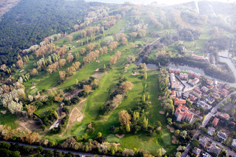 Luftaufnahme von Beroni(I-Ventien) im Bundesland Venetien, Italien
