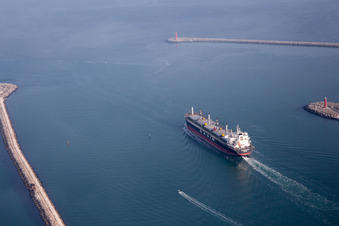 Santa Maria del Mare im Bundesland Venetien, Italien von oben