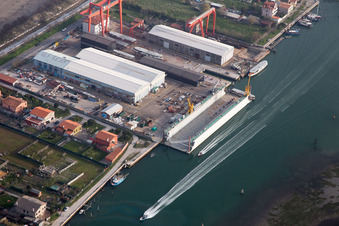 Luftaufnahme von Sant'Antonio im Bundesland Venetien, Italien