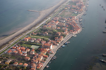 Sant'Antonio im Bundesland Venetien, Italien aus der Luft