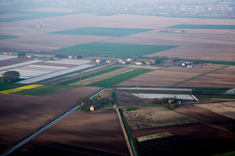 Luftbild von Chioggia(I-Venetien) im Bundesland Metropolitanstadt Venedig, Italien