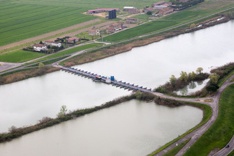 Luftbild von Gorino im Bundesland Venetien, Italien