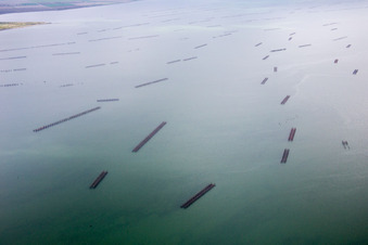 Luftaufnahme von Porto Tolle im Bundesland Rovigo, Italien