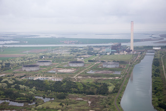 Case Ocaro Centrale ENEL im Bundesland Venetien, Italien