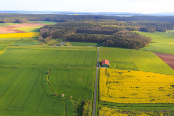 UL Flugplatz Burgebrach im Ortsteil Grasmannsdorf im Bundesland Bayern, Deutschland
