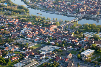 Kitzingen im Bundesland Bayern, Deutschland von oben