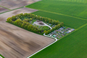 Luftaufnahme von Grettstadt im Bundesland Bayern, Deutschland
