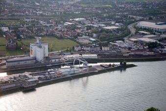 Worms im Bundesland Rheinland-Pfalz, Deutschland aus der Luft