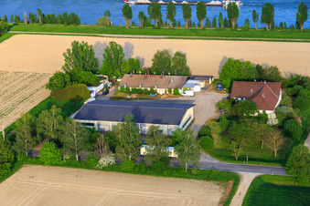 Petersau am Rheinufer im Ortsteil Mörsch in Frankenthal im Bundesland Rheinland-Pfalz, Deutschland