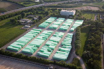 BASF im Ortsteil Mörsch in Frankenthal im Bundesland Rheinland-Pfalz, Deutschland