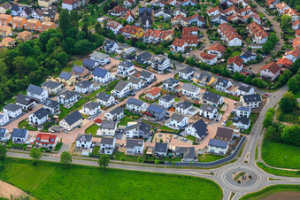 Neubaugebiet Brachvogelring in Lorsch im Bundesland Hessen, Deutschland