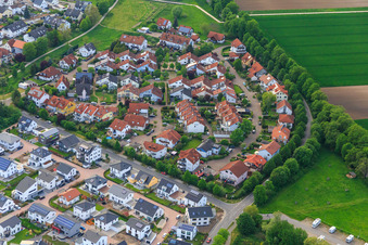 Wohnsiedlung An d. Glockenwiese in Lorsch im Bundesland Hessen, Deutschland