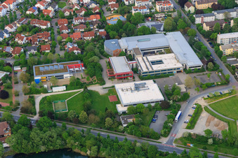 Geschwister-Scholl-Schule und Grundschule in den Kappesgärten in Bensheim im Bundesland Hessen, Deutschland