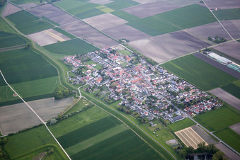 Ortsteil Ibersheim in Worms im Bundesland Rheinland-Pfalz, Deutschland