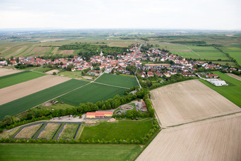 Ortsteil Heßloch in Dittelsheim-Heßloch im Bundesland Rheinland-Pfalz, Deutschland