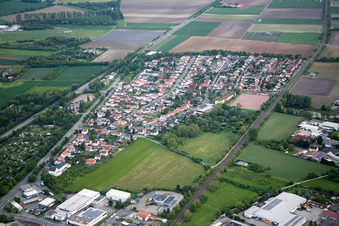Karl-Max-Siedlung in Worms im Bundesland Rheinland-Pfalz, Deutschland
