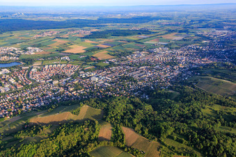 Kirchberg über der Stadt in Bensheim im Bundesland Hessen, Deutschland