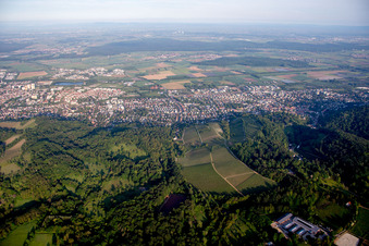 Bensheim, Auerbach von Osten im Bundesland Hessen, Deutschland