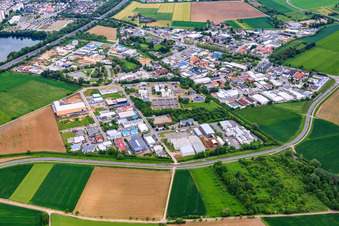 Industriegebiet West in Bensheim im Bundesland Hessen, Deutschland