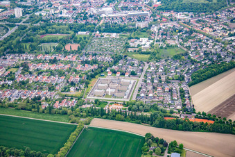 Justizvollzugsanstalt in Frankenthal im Bundesland Rheinland-Pfalz, Deutschland