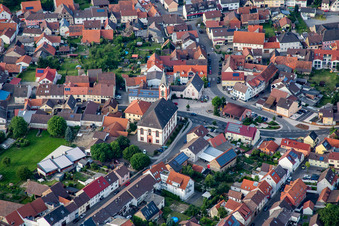 Kreuzkirche im Ortsteil Unteröwisheim in Kraichtal im Bundesland Baden-Württemberg, Deutschland