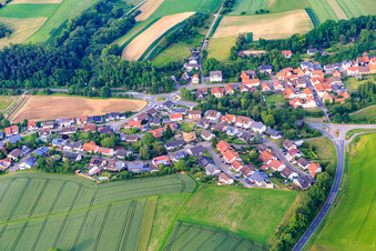 Stockäckerweg im Ortsteil Balzfeld in Dielheim im Bundesland Baden-Württemberg, Deutschland