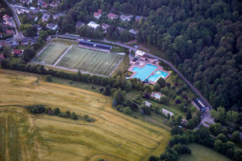 Luftbild von Waldschwimmbad Michelstadt im Bundesland Hessen, Deutschland