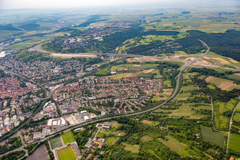 Ortsteil Heidingsfeld in Würzburg im Bundesland Bayern, Deutschland