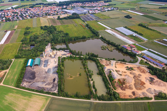 Bam: Asphaltmischwerk Schweinfurt-Röthlein und Kieswerk Beuerlein GmbH & Co. KG im Bundesland Bayern, Deutschland