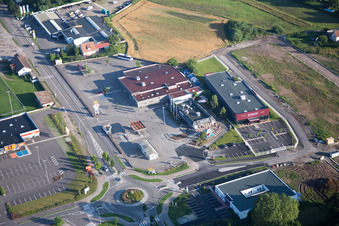 Supermarché Match Wissembourg Peupliers im Ortsteil Altenstadt im Bundesland Bas-Rhin, Frankreich