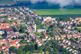 St.-Pius-Kirche in der Goethestr in Kandel im Bundesland Rheinland-Pfalz, Deutschland