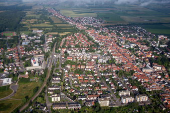 Drohnenaufname von "Im Stadkern" Neubau der RiBa GmbH zw. Bismarck- und Gartenstr in Kandel im Bundesland Rheinland-Pfalz, Deutschland