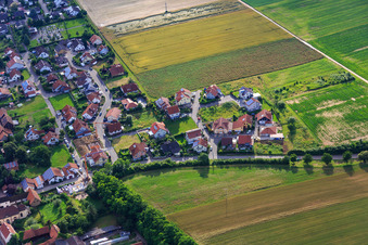 In den Kieseläckern in Herxheimweyher im Bundesland Rheinland-Pfalz, Deutschland