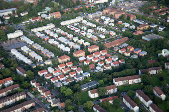 Landau in der Pfalz im Bundesland Rheinland-Pfalz, Deutschland aus der Drohnenperspektive