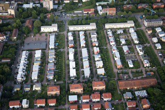 Landau in der Pfalz im Bundesland Rheinland-Pfalz, Deutschland von der Drohne aus gesehen