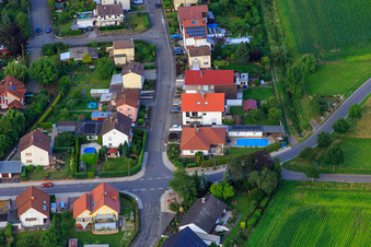 Luftbild von Am Flachsbach in Minfeld im Bundesland Rheinland-Pfalz, Deutschland
